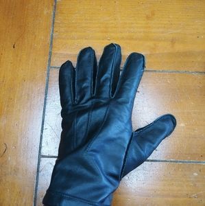 leather and Cashmere gloves